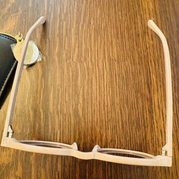 New Authentic Stella McCartney Sunglasses SC0069S Nude with Smoke Lenses Men's - Picture 5 of 6